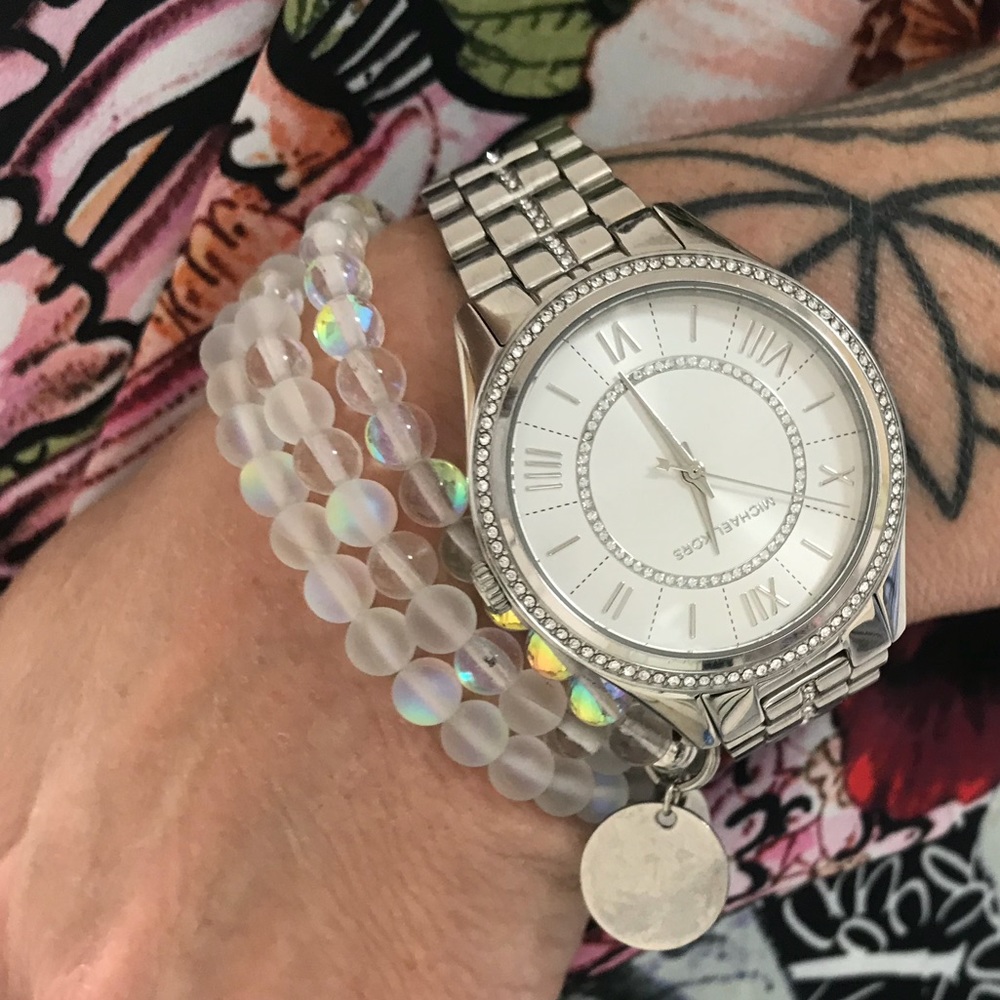 🧜‍♀️ Mermaid Glass Bead Engraved Name Bracelet 💕